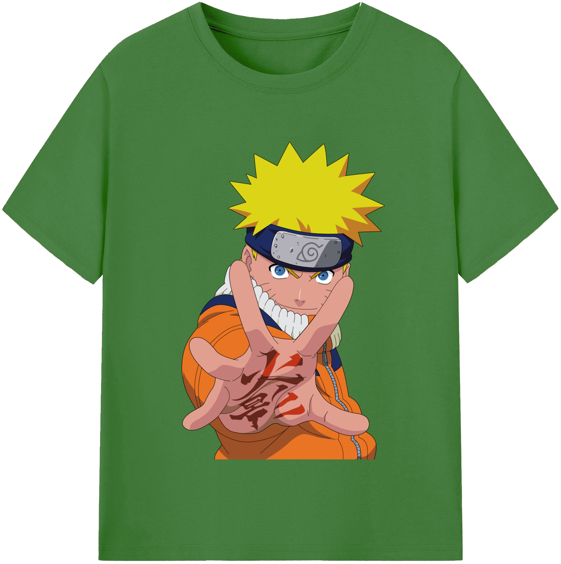 （画像用） NARUTO -ナルト- うずまき ナルト Uzumaki Naruto レディースカジュアルプリントTシャツ（綿100％）